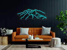 Load image into Gallery viewer, Denali Mountains - LED Light Neon Sign, Custom Mountains neonartUA