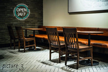 Load image into Gallery viewer, OPEN 24/7 Round LED Neon Sign - Lights Neon Sign For Bussiness, Wall Hangings neonartUA