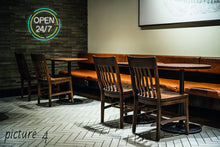 Load image into Gallery viewer, OPEN 24/7 Round LED Neon Sign - Lights Neon Sign For Bussiness, Wall Hangings neonartUA