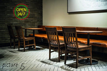 Load image into Gallery viewer, OPEN 24/7 Round LED Neon Sign - Lights Neon Sign For Bussiness, Wall Hangings neonartUA