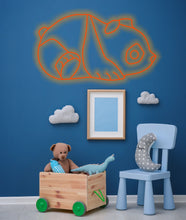 Load image into Gallery viewer, Funny Panda Neon sign, bear neon sign, kids room neon sign