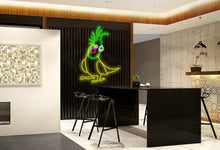 Load image into Gallery viewer, Parrot Neon Sign, Tropical Birds neon sign, Bird Wall Art, Parrot Lover Gift, animal neon sign