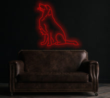 Load image into Gallery viewer, Golden Retriever Neon Sign, Custom Your Pet Neon Sign, dog neon sign