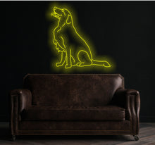 Load image into Gallery viewer, Golden Retriever Neon Sign, Custom Your Pet Neon Sign, dog neon sign