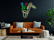 Load image into Gallery viewer, Saxophone Music Jazz - LED Light Neon Sign Lamp