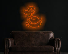 Load image into Gallery viewer, Snake neon sign, Serpent Neon sign, animal neon light, Cobra Neon sign, custom snake led sign