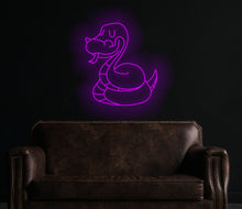 Load image into Gallery viewer, Snake neon sign, Serpent Neon sign, animal neon light, Cobra Neon sign, custom snake led sign