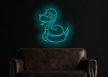 Load image into Gallery viewer, Snake neon sign, Serpent Neon sign, animal neon light, Cobra Neon sign, custom snake led sign