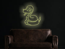 Load image into Gallery viewer, Snake neon sign, animal neon light, pet led light, custom snake led sign