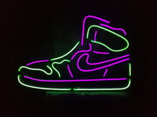 Load image into Gallery viewer, Sneaker neon sign, sneaker lights, sneaker led lamp, sneaker led light, sneaker led sign, neon sneakers, gift neon sign neonartUA