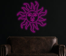 Load image into Gallery viewer, Sun LED Neon Sign, neon sign, Space led neon sign, Space led neon