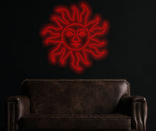 Load image into Gallery viewer, Sun LED Neon Sign, neon sign, Space led neon sign, Space led neon