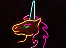 Load image into Gallery viewer, Unicorn neon sign neonartUA