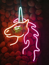 Load image into Gallery viewer, Unicorn neon sign neonartUA