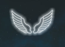 Load image into Gallery viewer, Angel Wings Neon Sign, Custom Neon Sign Angel Wings, Neon Sign Custom Wall Decor, Neon Sign Custom