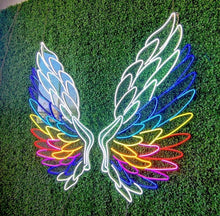Load image into Gallery viewer, Wings Of Angels,Salon Decor,Custom Neon Signs,Neon Business Logo,Wall Decor,Home Decor,Neon Lights,Personalized Gifts for Her, Neon Art