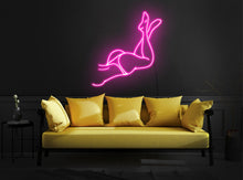 Load image into Gallery viewer, Woman body neon sign,Girl neon sign,Girl neon light,Lady neon sign,Body neon sign,Woman body decor,Led neon sign