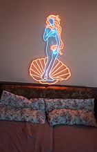 Load image into Gallery viewer, Woman body led light, Woman body neon sign, Female body neon sign, girl on the shell neon sign