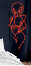 Load image into Gallery viewer, Femaly body Neon Sign, Woman Body neon sign, Lady neon sign, Elegant Nude Girl, Real Neon Sign Art, Beer Bar Light