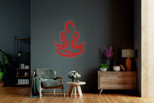 Load image into Gallery viewer, Yoga - neon light up sign, yoga lover, yoga room decor, yoga poses sign, zen garden decor neonartUA