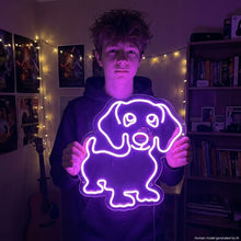 Load image into Gallery viewer, Dog neon sign, Dachshund Dog Pet neon sign, Dog Led gifts, Dachshund Dog Sign Decor
