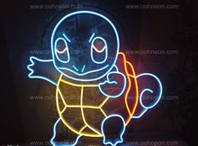 Load image into Gallery viewer, Squirtle Neon Sign, Squirtle Pokemon Anime Neon Sign
