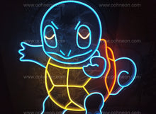 Load image into Gallery viewer, Squirtle Neon Sign, Squirtle Pokemon Anime Neon Sign
