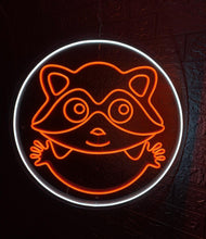 Load image into Gallery viewer, Raccoon neon sign
