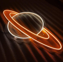 Load image into Gallery viewer, Planet saturn Neon Sign

