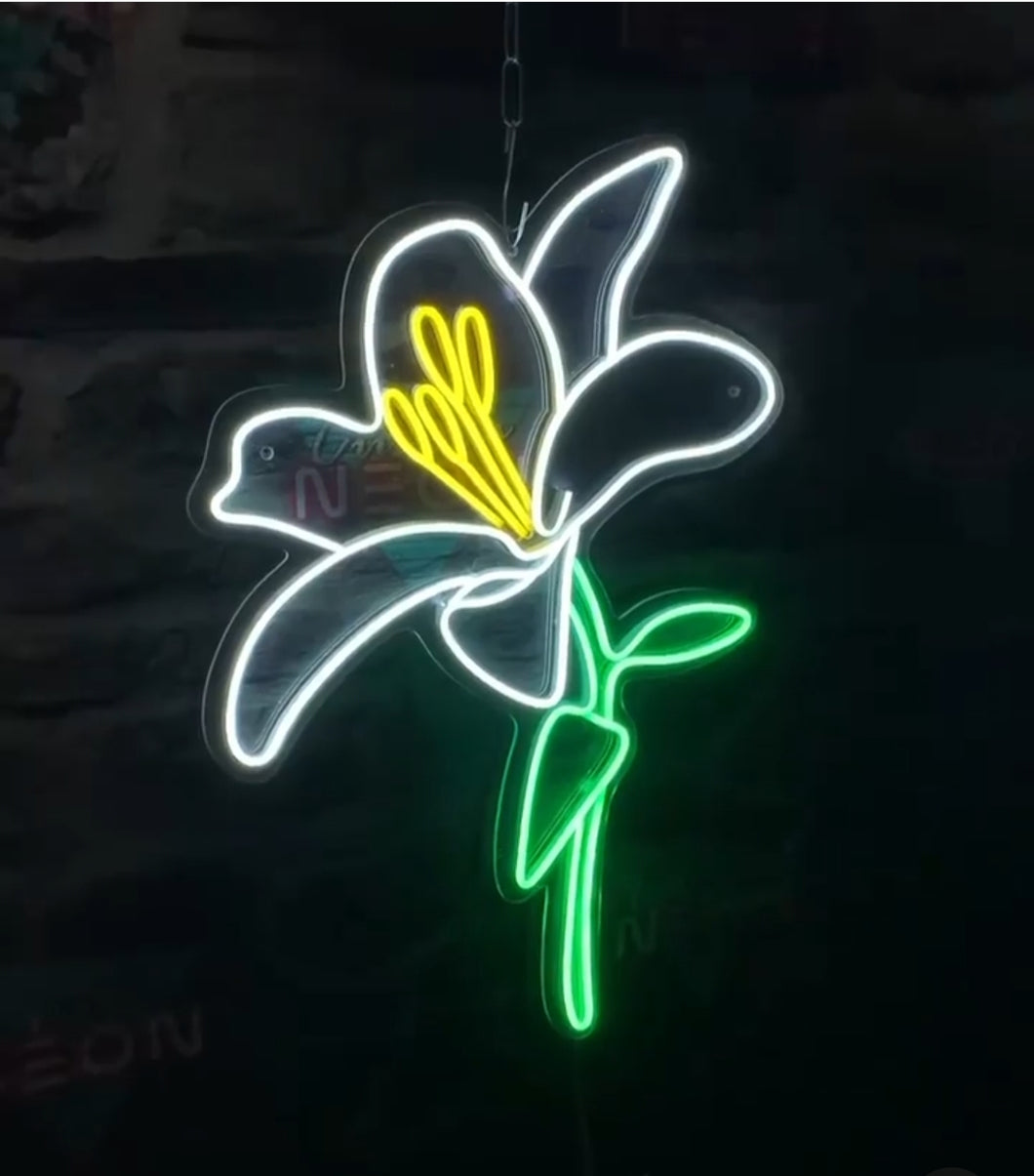 Lily neon sign