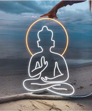 Load image into Gallery viewer, Yoga buddha neon sign

