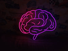 Load image into Gallery viewer, Human Brain neon sign, Brain Anatomy neon sign, Thinking Brain neon sign
