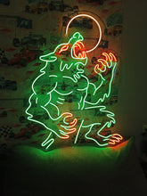 Load image into Gallery viewer, Howling Werewolf Neon Sign, Lycan Wolf Neon Sign, Full Moon Howl Neon Sign

