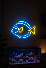 Load image into Gallery viewer, Surgeonfish Neon Sign, Tropical Tang Neon Sign, Ocean Fish Neon Sign

