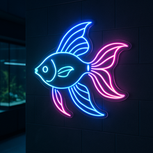 Load image into Gallery viewer, Tropical Fish Neon Sign, Marine Aquarium Neon Sign, Exotic Sea Fish Neon Sign Multicolor
