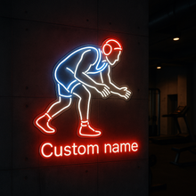 Load image into Gallery viewer, Custom Wrestling Name neon sign, Personalized Wrestler neon sign
