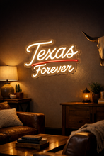 Load image into Gallery viewer, Texas Forever Neon Sign, Lone Star State Neon Sign, Texas Pride Neon Sign
