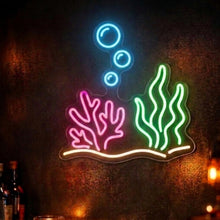 Load image into Gallery viewer, Coral Neon Sign, Sea Coral Neon Sign, Reef Coral Neon Sign, Underwater Coral Neon Sign
