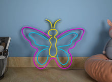 Load image into Gallery viewer, Butterfly Neon Light, Butterfly Neon Sign, Animal Sign, Birthday Gifts, Bedroom Decor
