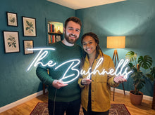 Load image into Gallery viewer, Custom Name Neon Sign, Personalized Surname Neon Sign, Family Name Neon Sign
