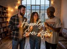 Load image into Gallery viewer, Happily Ever After neon sign, wedding neon sign, wall decor neon sign, wedding decor
