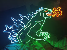 Load image into Gallery viewer, Godzilla Neon Sign led
