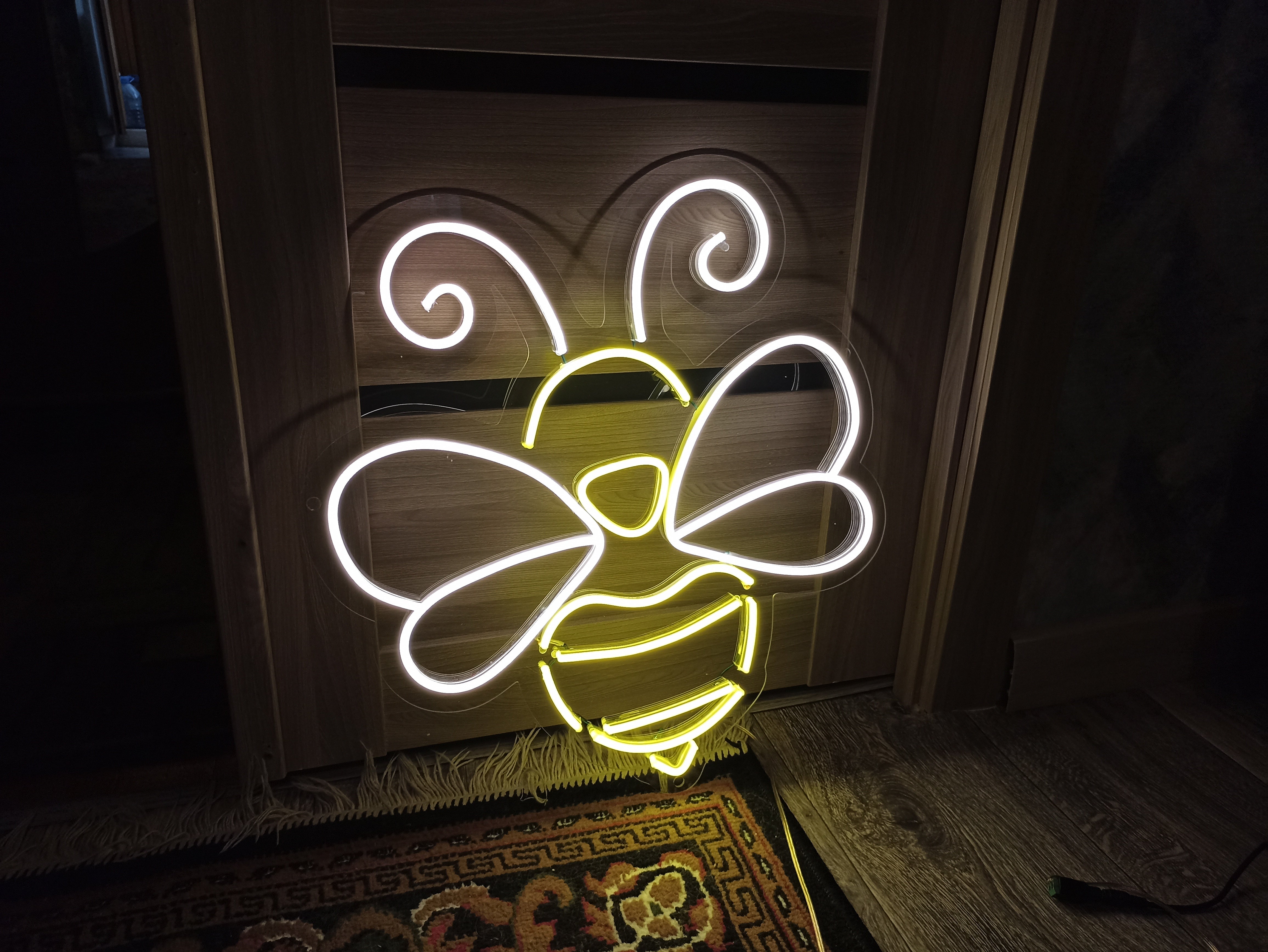 Bee neon sign, Honey neon sign, baby decor, Housewarming bedroom decor ...