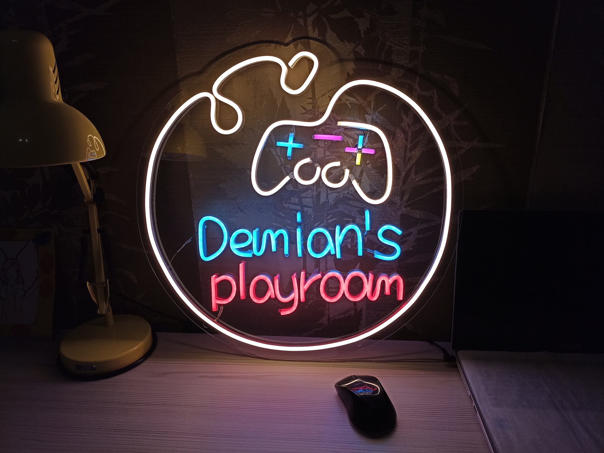 Gamepad Controller Neon Sign