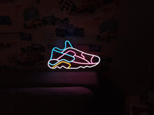 Load image into Gallery viewer, Neon sport Shoe Sign, Sneaker Neon Sign, Neon sports shoe signage, Athletic footwear neon sign, Neon sneaker logo, Running shoe neon light
