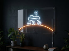 Load image into Gallery viewer, Mars rover neon sign, Red planet rover neon sign, Martian rover neon sign
