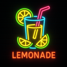 Load image into Gallery viewer, Lemonade Neon Sign – Lemon Drink Neon Light for Bar
