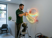 Load image into Gallery viewer, Burger Hot Dog neon sign, American Diner neon sign, Grill Sausage neon sign
