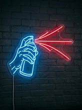 Load image into Gallery viewer, Spray paint can neon sign, Graffiti spray neon sign, Aerosol can neon sign
