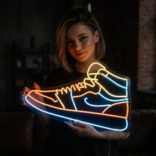 Load image into Gallery viewer, High Top Sneakers Neon Sign, High Top Shoes Neon Sign, Streetwear Sneaker Neon Sign Multicolor
